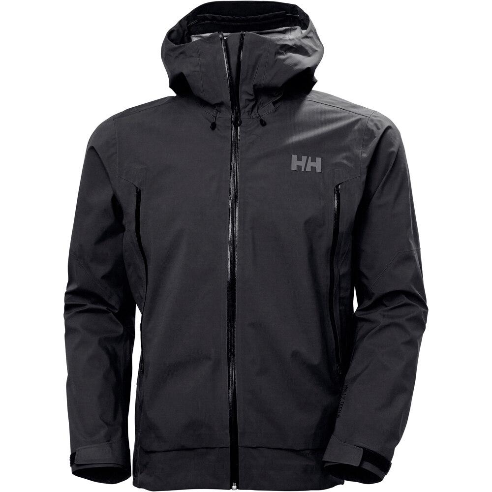 Verglas infinity shell chaqueta impermeable hombre Negro (M)