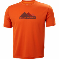 Helly Hansen camiseta montaña manga corta hombre HH TECH GRAPHIC T-SHIRT vista frontal