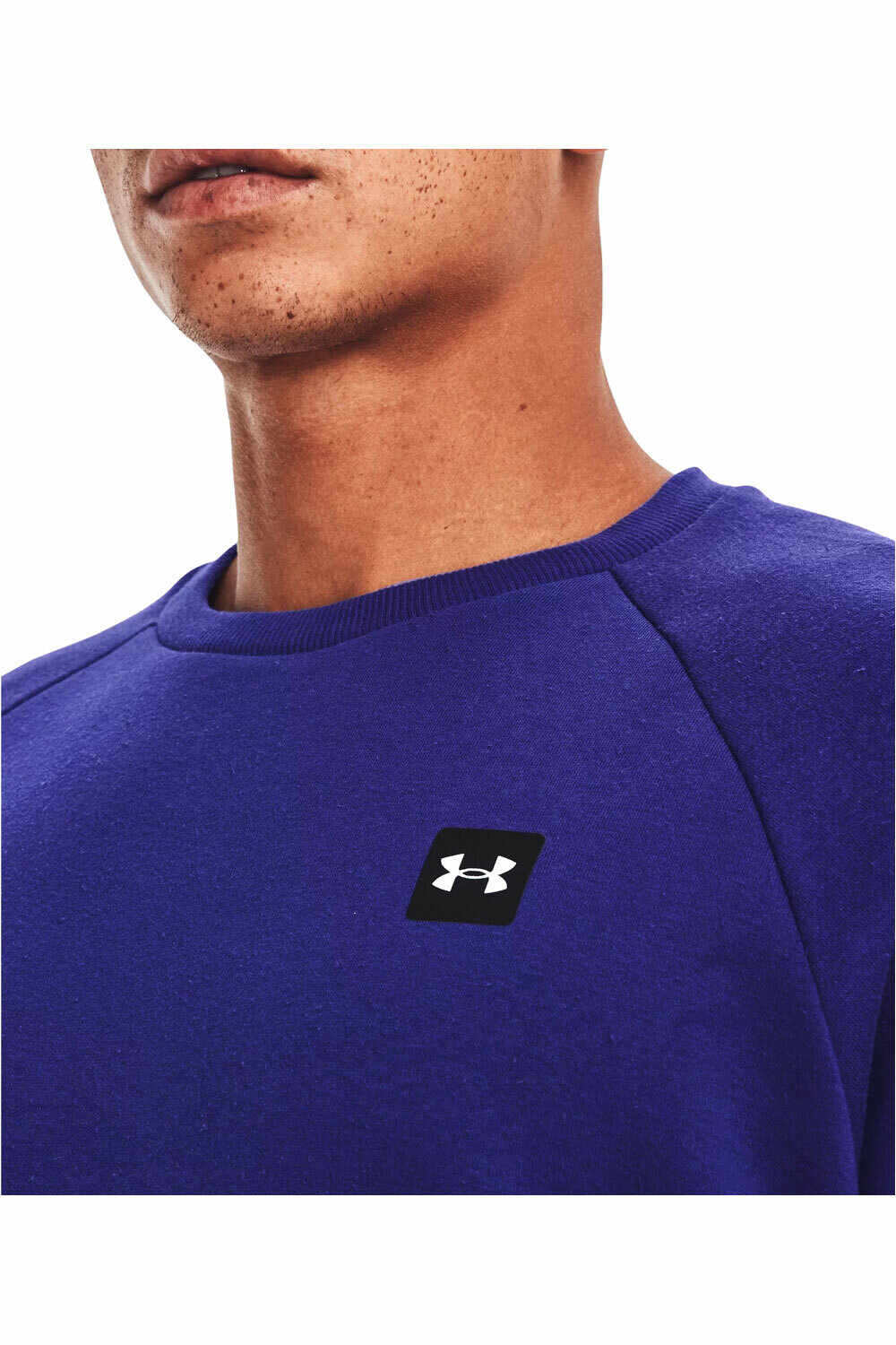 Under Armour sudadera hombre UA Rival Fleece Crew vista detalle