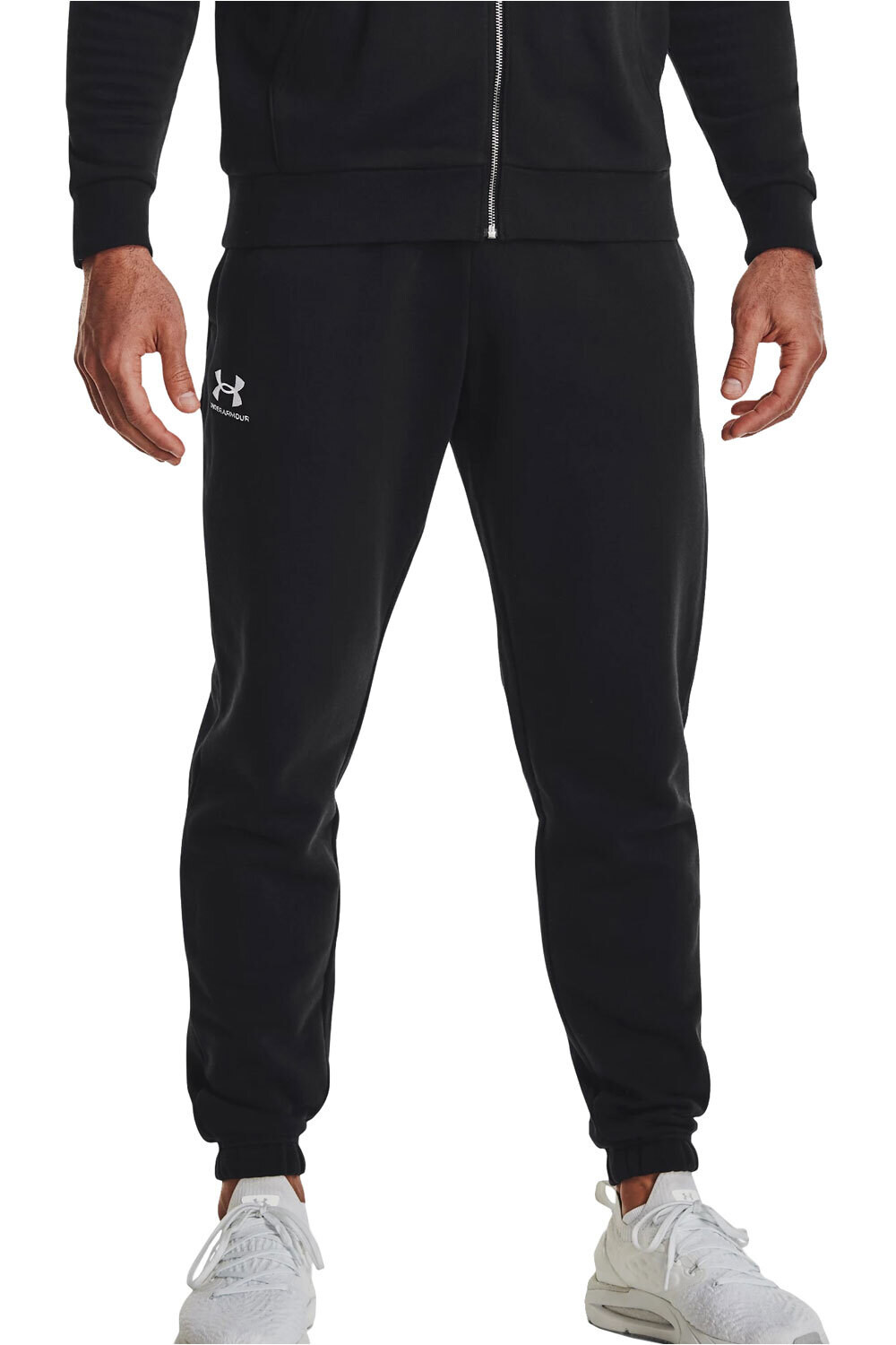 Under Armour pantalón hombre UA Essential Fleece Jogger vista frontal