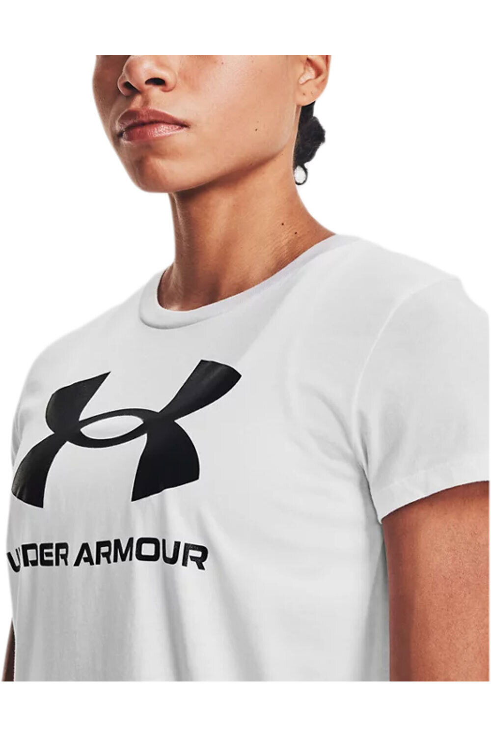 Under Armour camiseta manga corta mujer UA SPORTSTYLE LOGO SS vista detalle