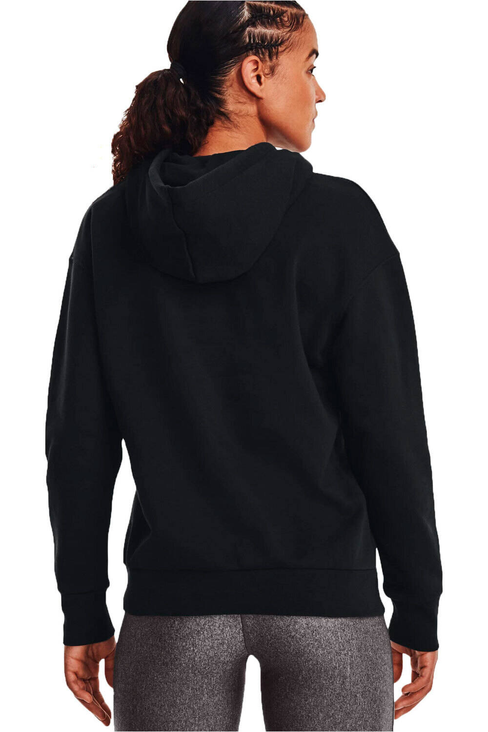 Under Armour sudadera mujer Essential Fleece Hoodie vista trasera