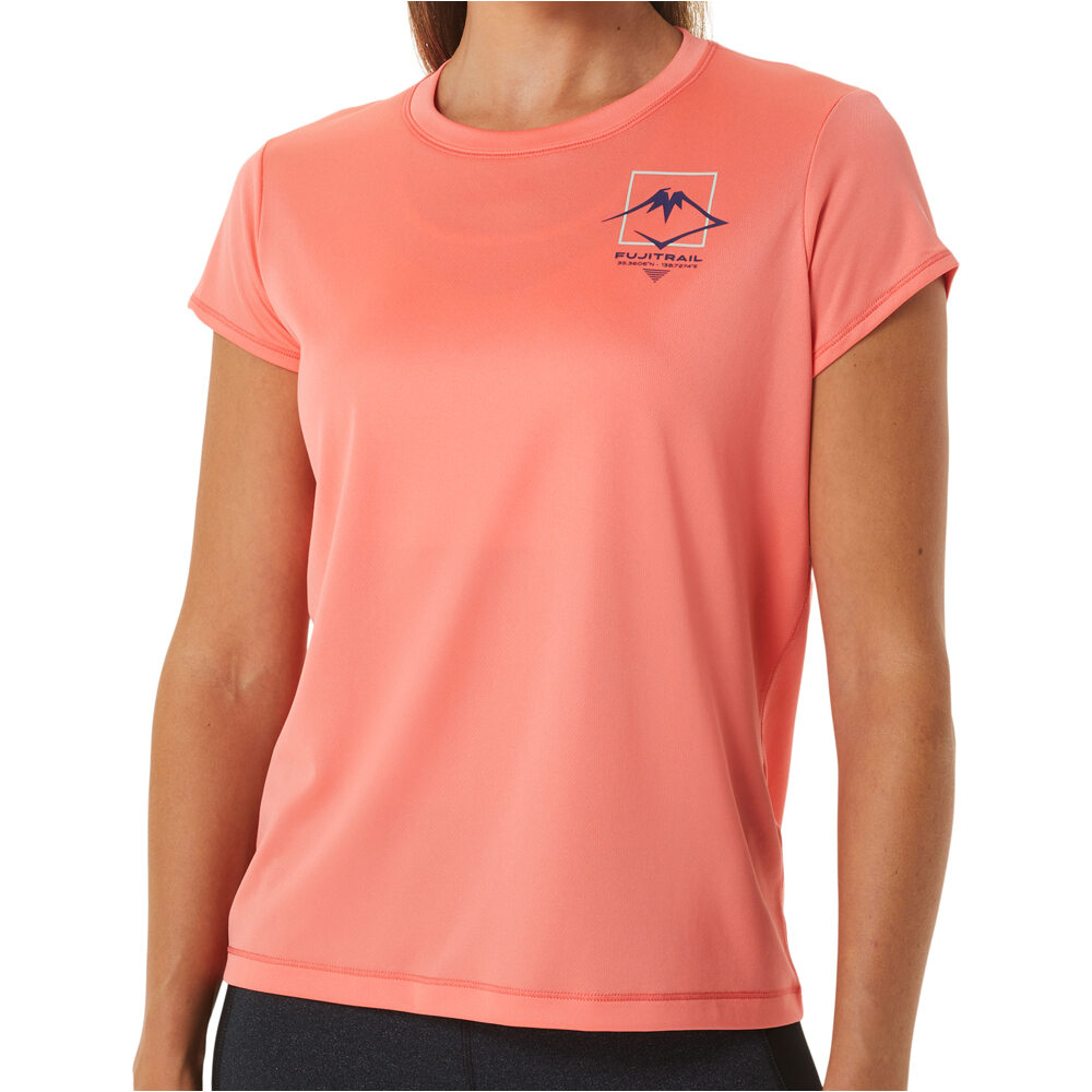 Asics camiseta entrenamiento manga corta mujer FUJITRAIL LOGO SS TOP 05