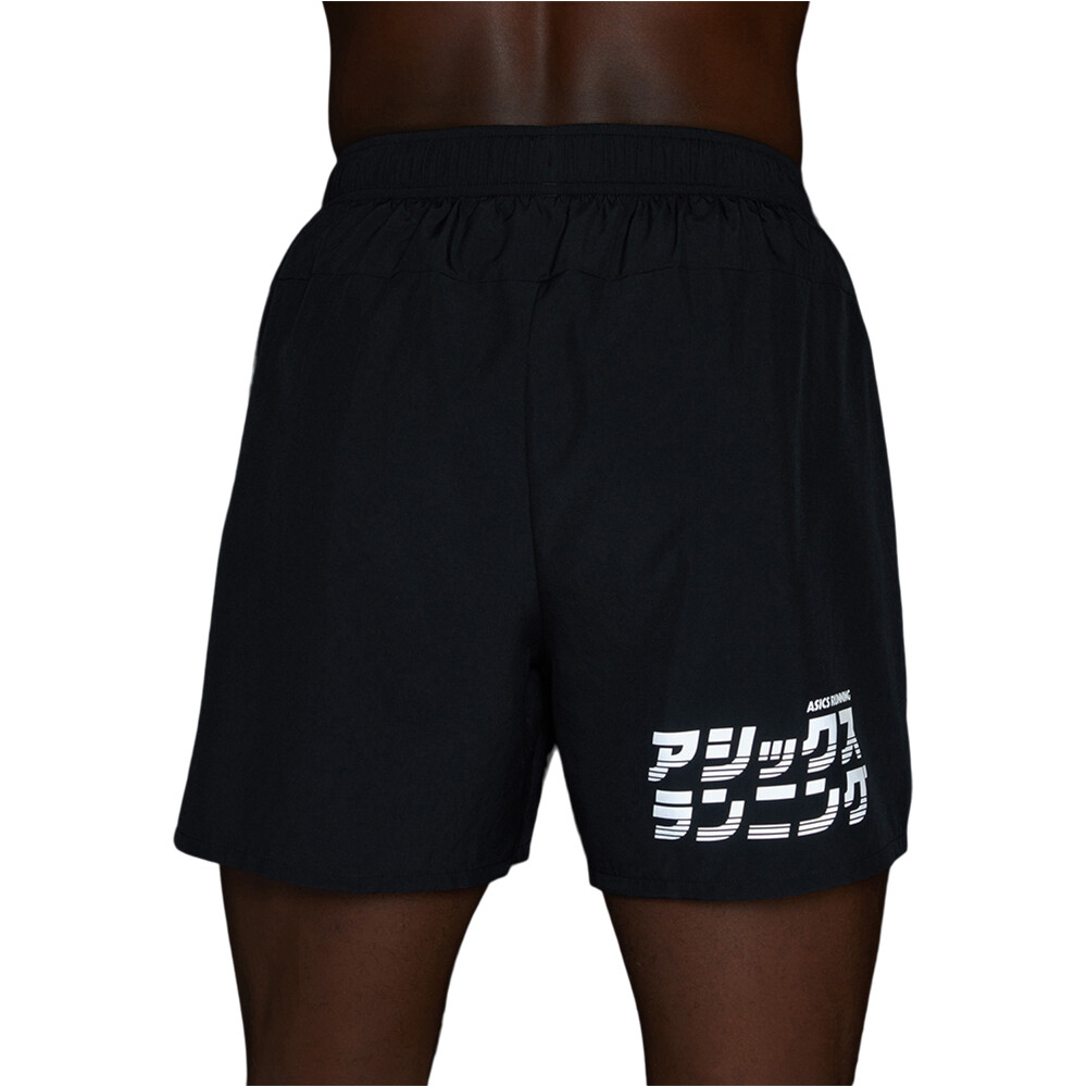 Asics pantaloneta técnica hombre KATAKANA 5IN SHORT 04