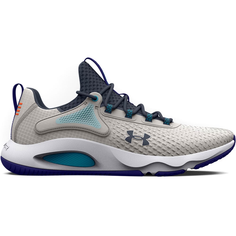 Under Armour zapatilla cross training hombre UA HOVR RISE 4 BL GR lateral exterior