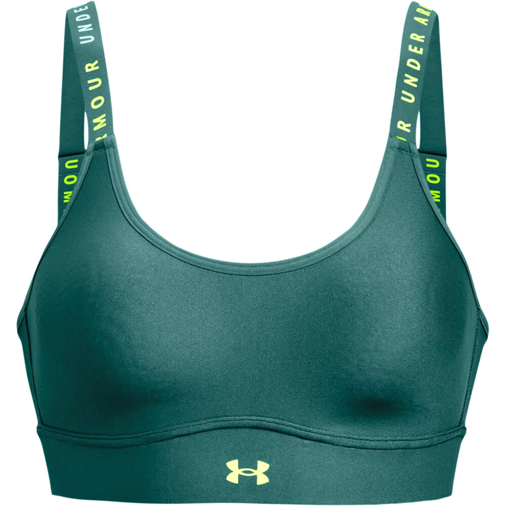 Under Armour sujetadores deportivos UA Infinity Mid Covered vista frontal