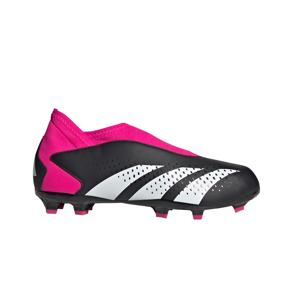 adidas botas de futbol niño cesped artificial Predator Accuracy.3 Laceless Firm Ground lateral exterior