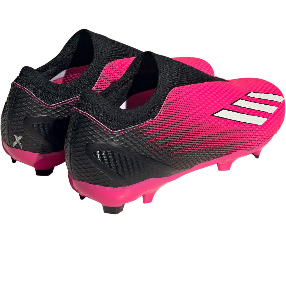 adidas botas de futbol cesped artificial X Speedportal.3 Laceless Firm Ground vista trasera