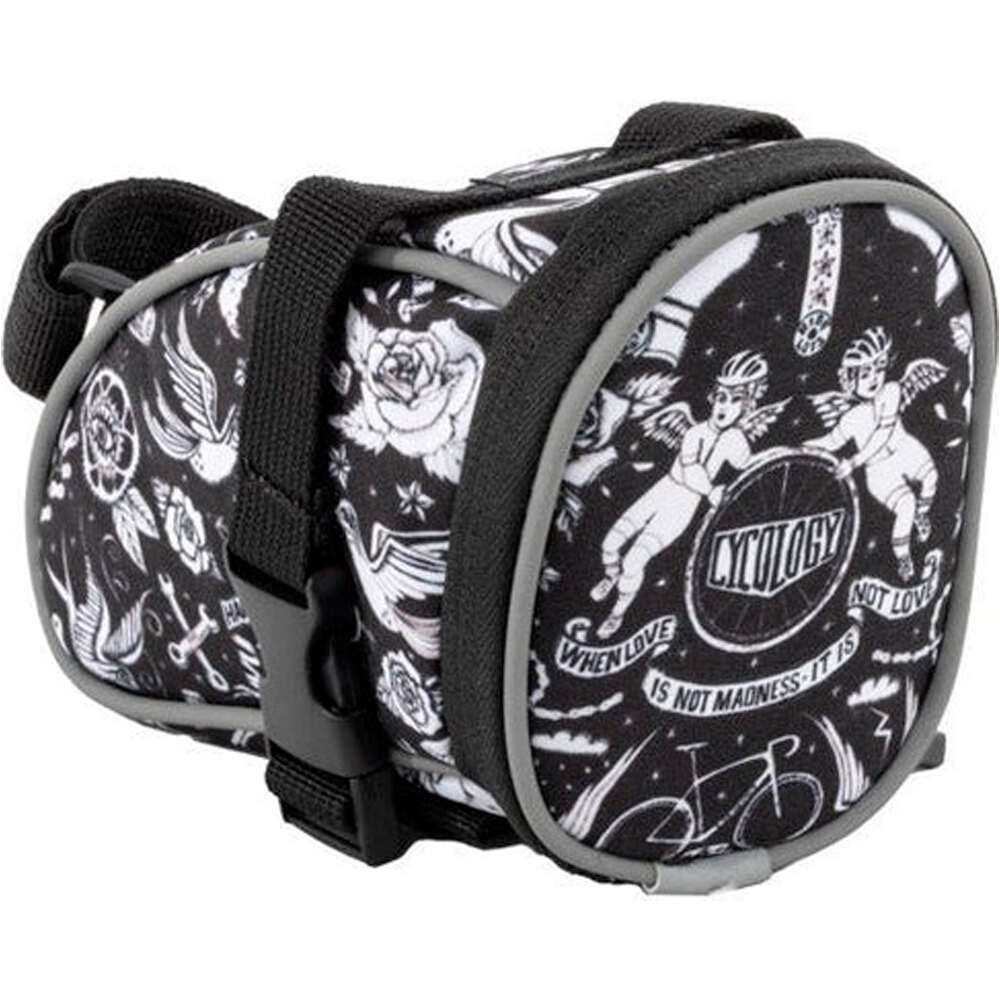 Cycology bolsas bicicleta Velo Tattoo Saddle Bag vista frontal