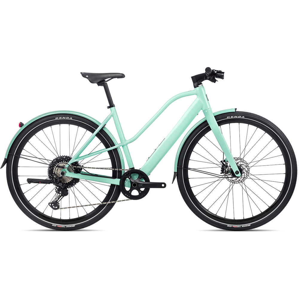 Orbea bicicleta paseo VIBE MID H10 MUD vista frontal