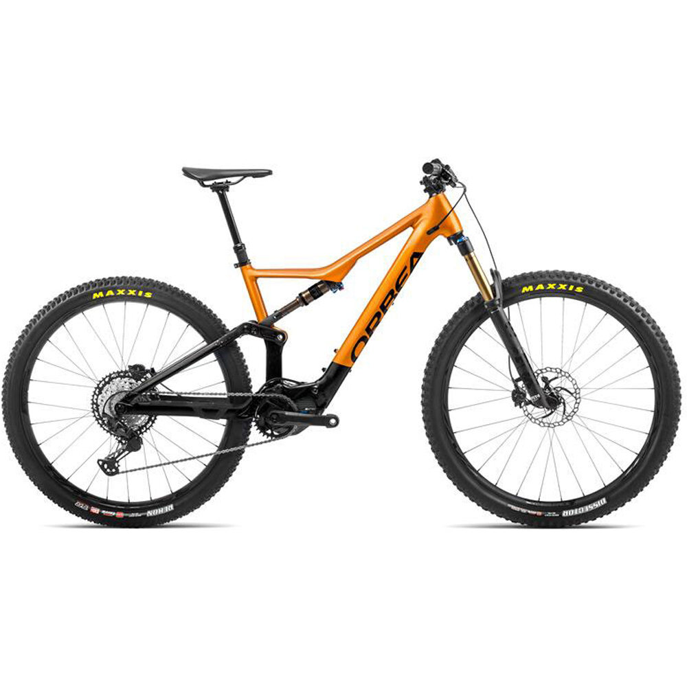 Orbea BICICLETA ELÉCTRICA MONTAÑA RISE H10 vista frontal