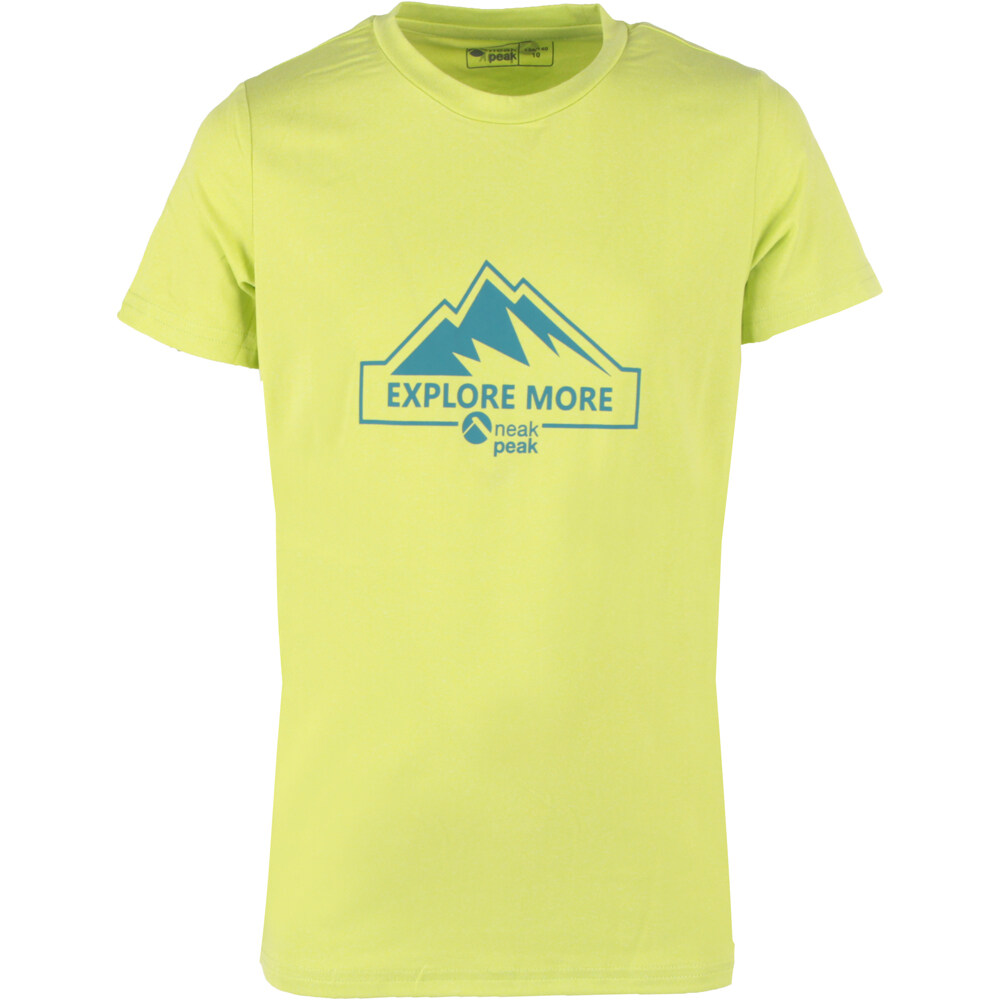 Neak Peak camiseta montaña manga corta niño ALMOS BSF vista frontal