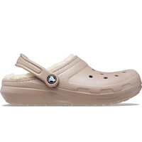 Crocs zueco mujer CLASSIC LINED CLOG lateral exterior