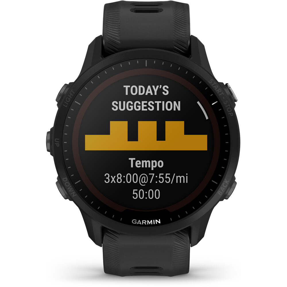 Garmin pulsómetros con gps Forerunner 955 Solar Negro 03