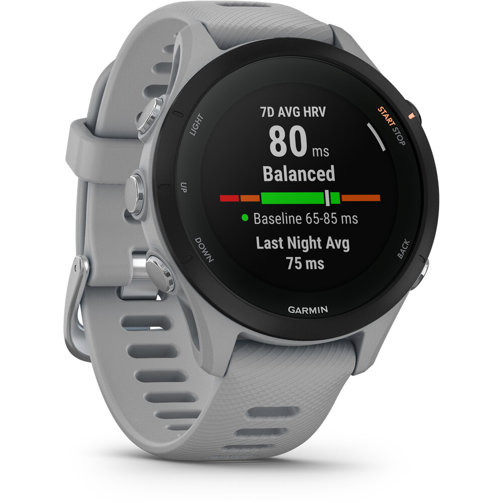 Garmin pulsómetros con gps Forerunner 255S Gris Oscuro 05