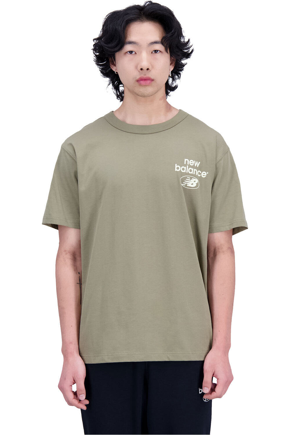 Essentials reimagined camiseta manga corta hombre Verde (M)