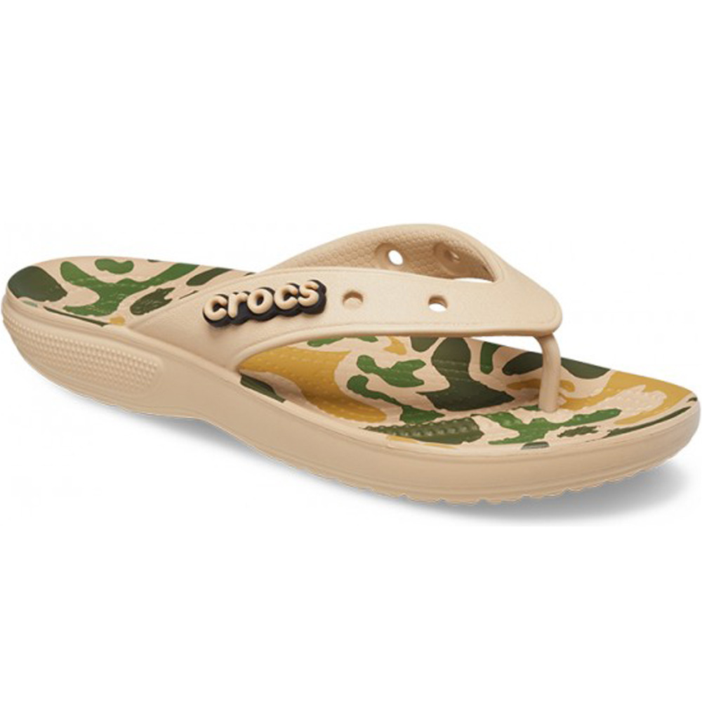 Crocs chanclas hombre CLASSIC CROCS PRINTED CAMO FLIP lateral interior