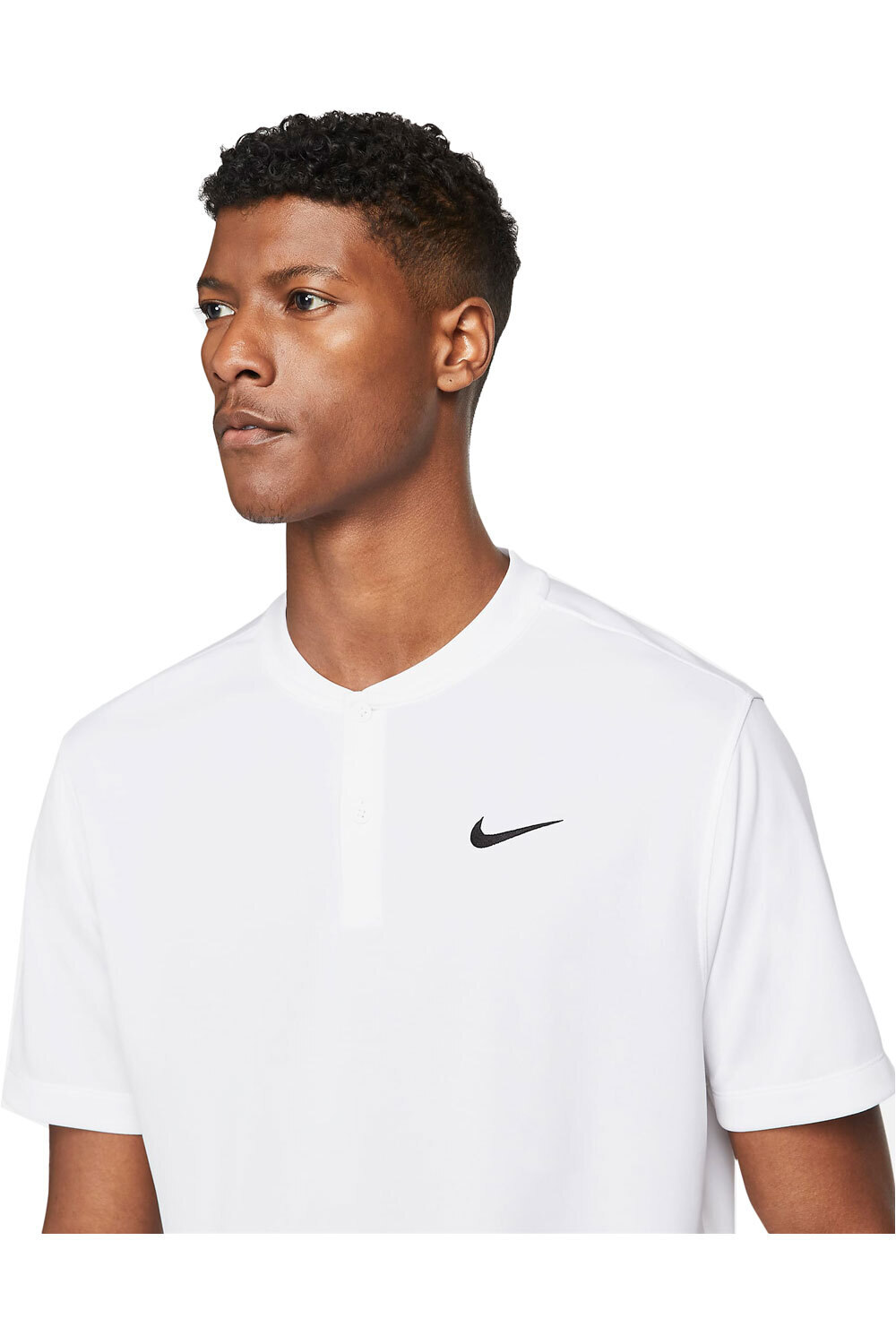 Nike camiseta tenis manga corta hombre M NKCT DF POLO BLADE SOLID vista trasera
