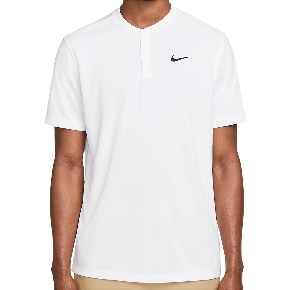 Nike camiseta tenis manga corta hombre M NKCT DF POLO BLADE SOLID vista detalle