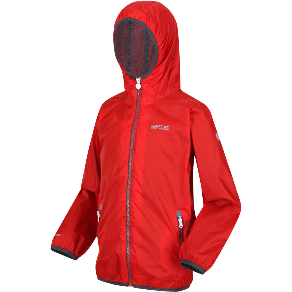 Regatta chaqueta impermeable niño LEVER II vista frontal