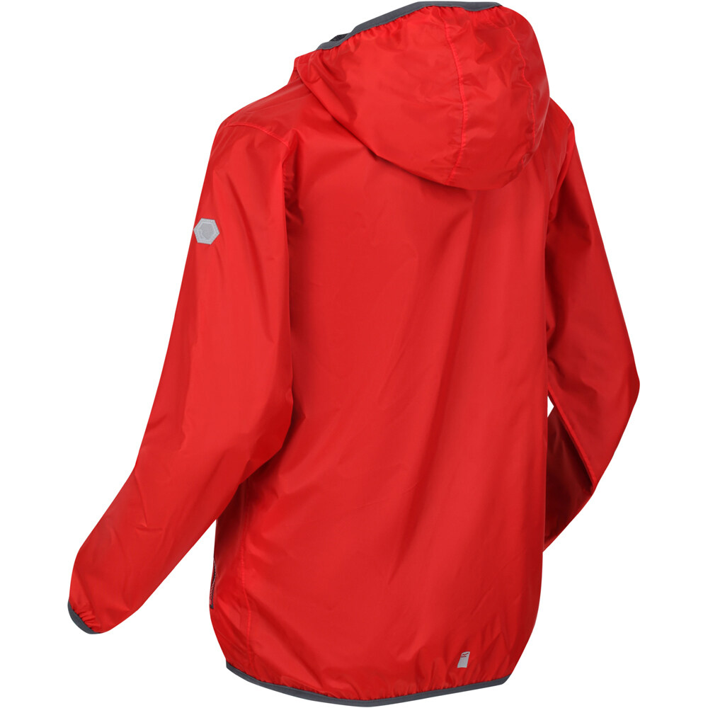 Regatta chaqueta impermeable niño LEVER II vista trasera