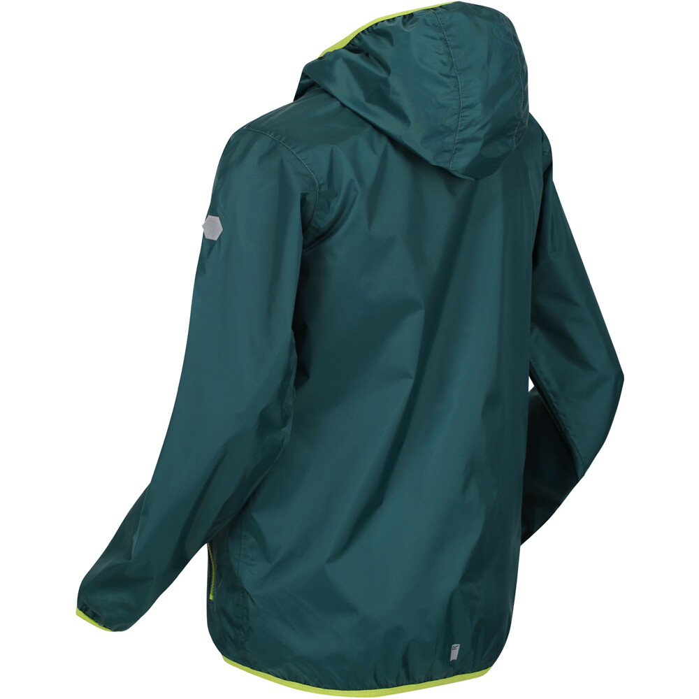 Regatta chaqueta impermeable niño LEVER II vista trasera