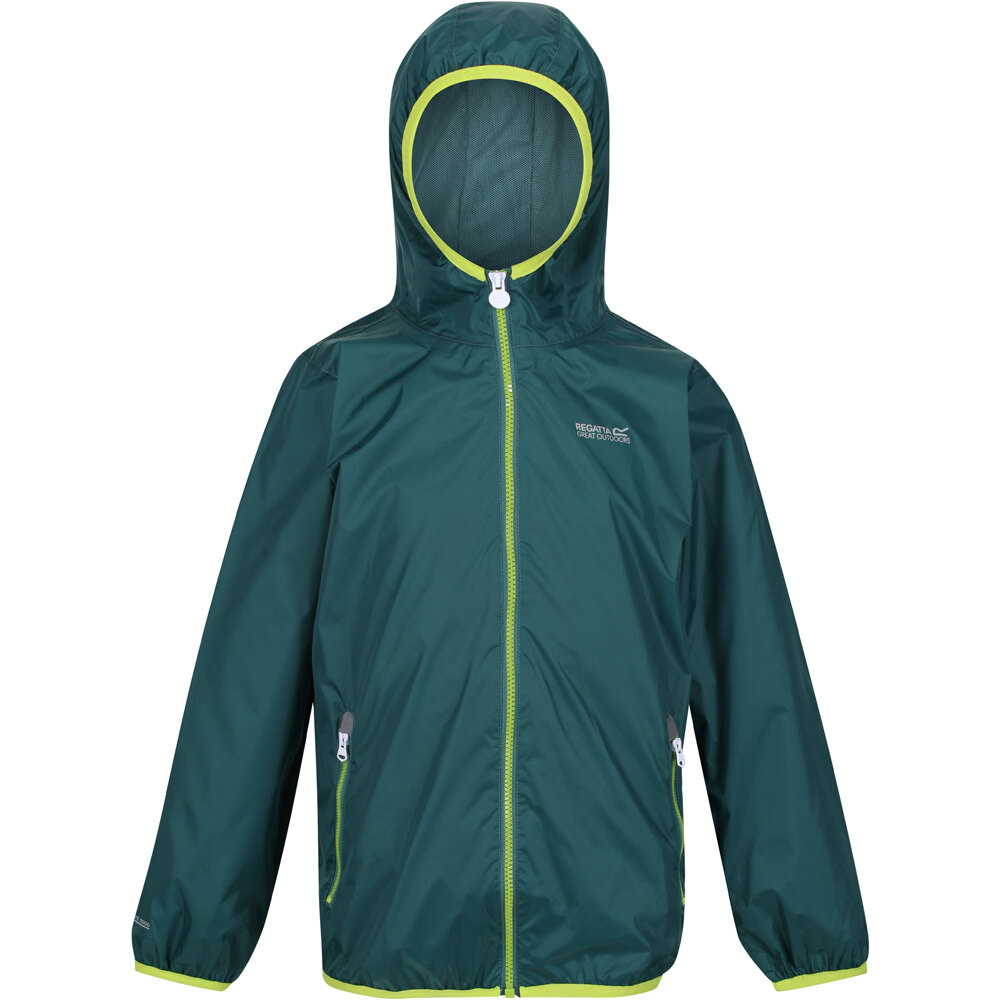 Regatta chaqueta impermeable niño LEVER II vista detalle