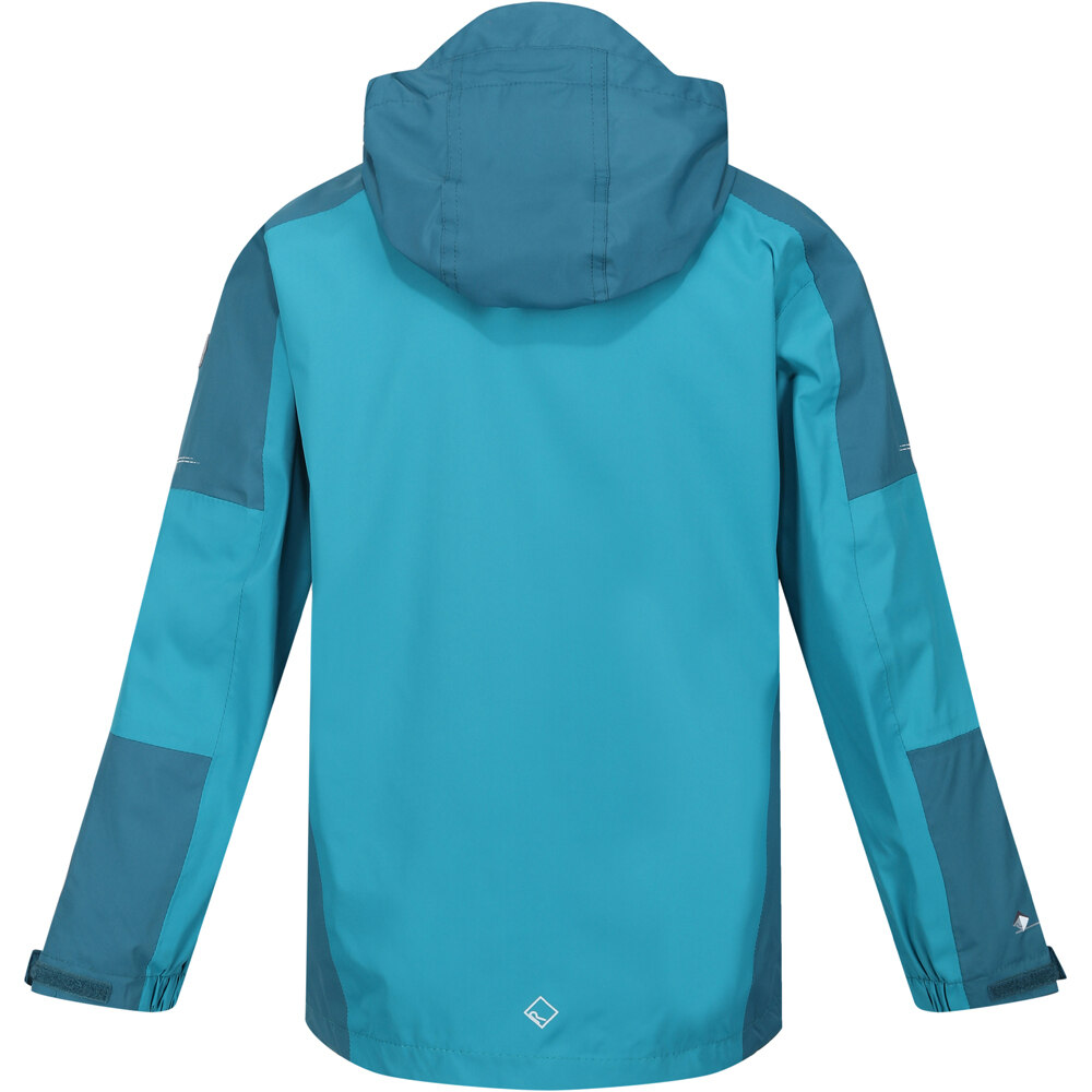 Regatta chaqueta impermeable niño CALDERDALE II vista trasera