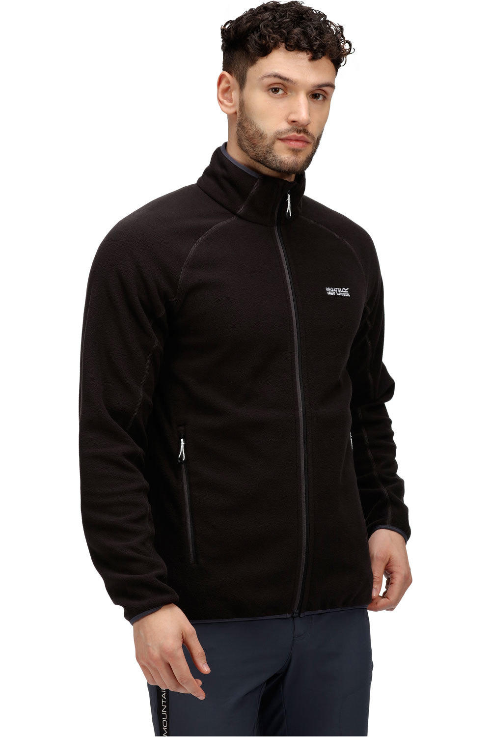 Hadfield forro polar hombre Negro (M)