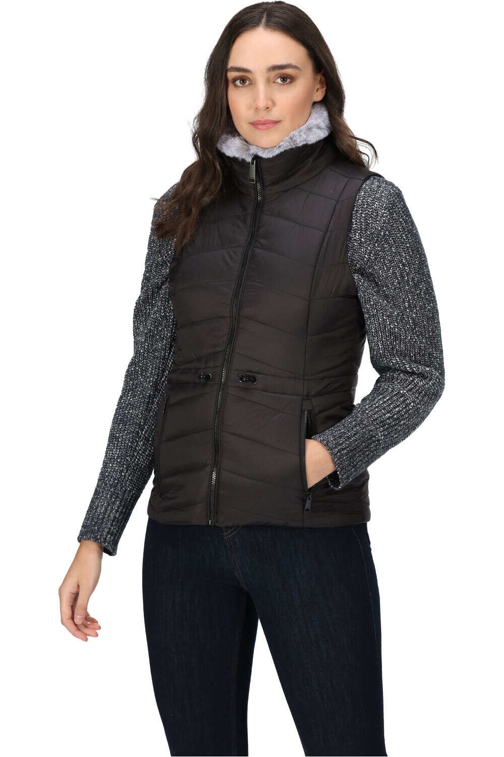 Walless b chaleco outdoor mujer Negro (12)