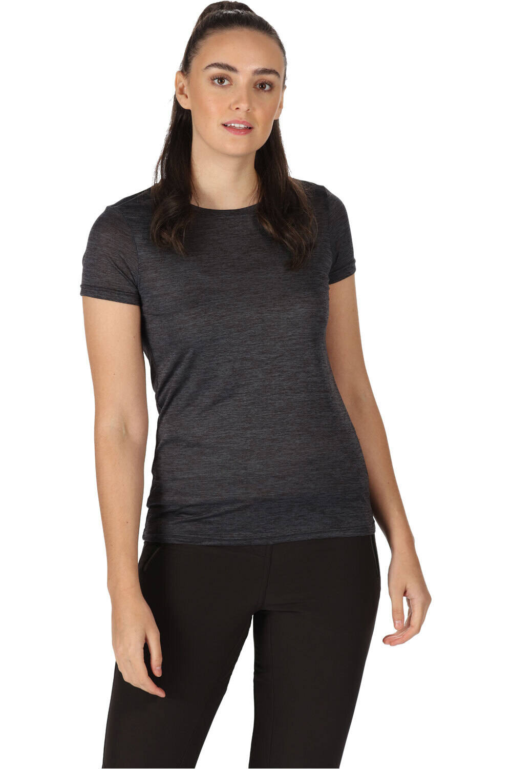 Fingal edition camiseta montaña manga corta mujer Gris (12)