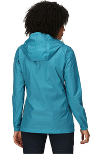 Regatta chaqueta impermeable mujer PK IT JKT III vista trasera