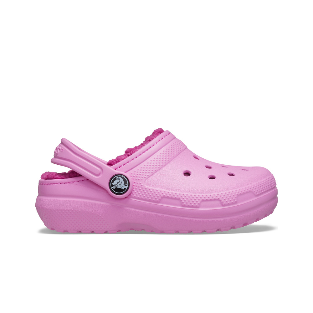 Crocs zueco niño CLASSIC LINED CLOG T lateral exterior