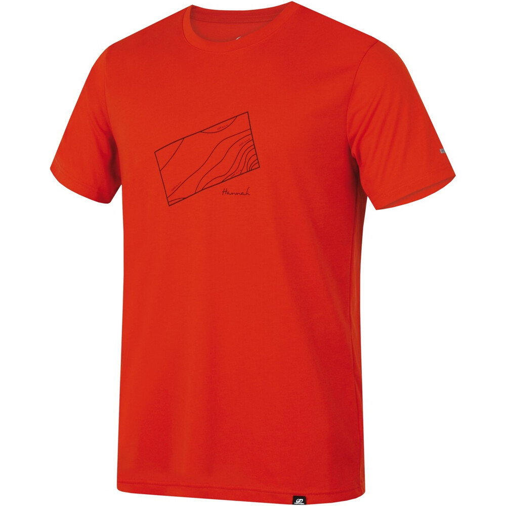 Bite camiseta montaña manga corta hombre Naranja (XL)