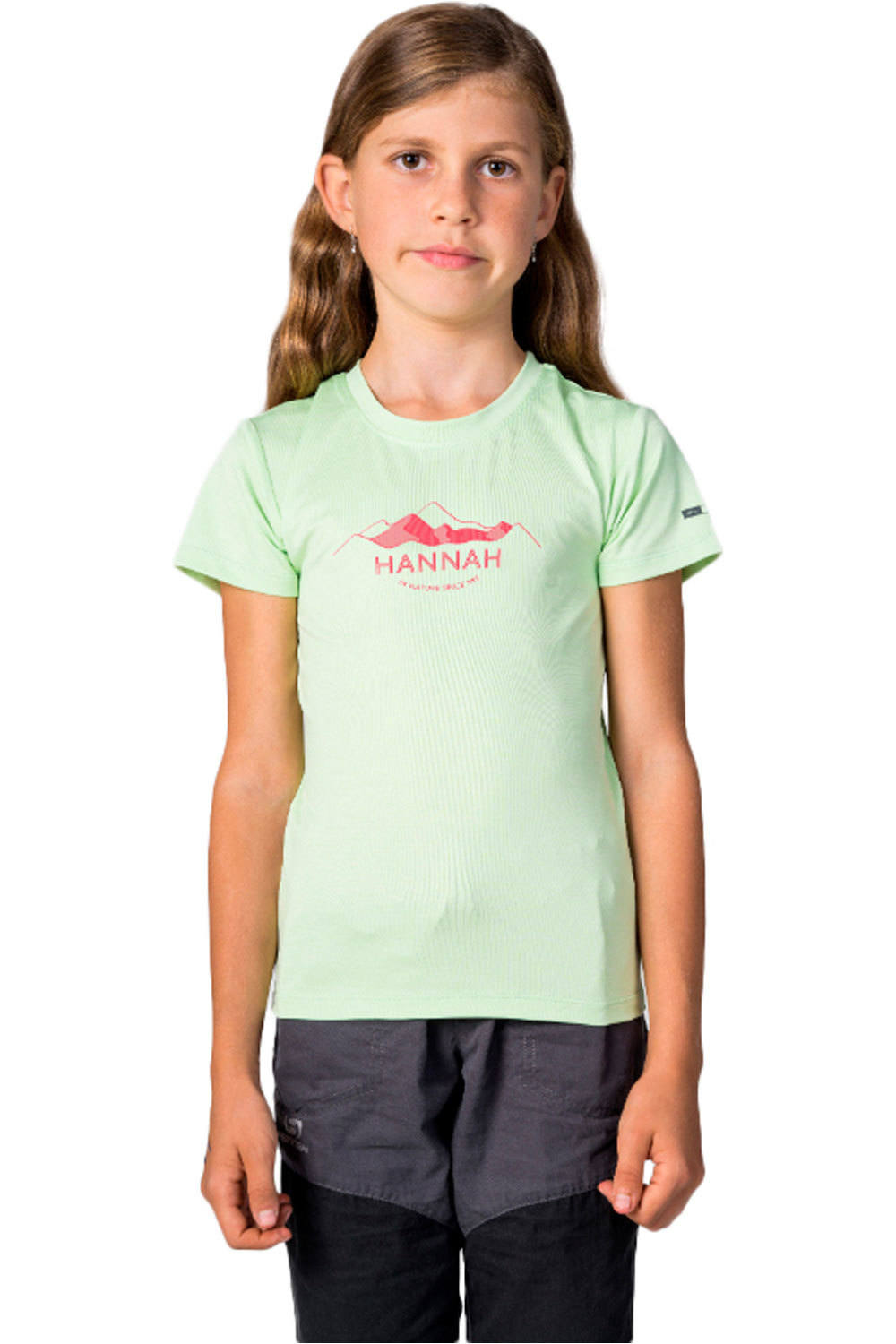 Hannah camiseta montaña manga corta niño CORNET JR II vista frontal