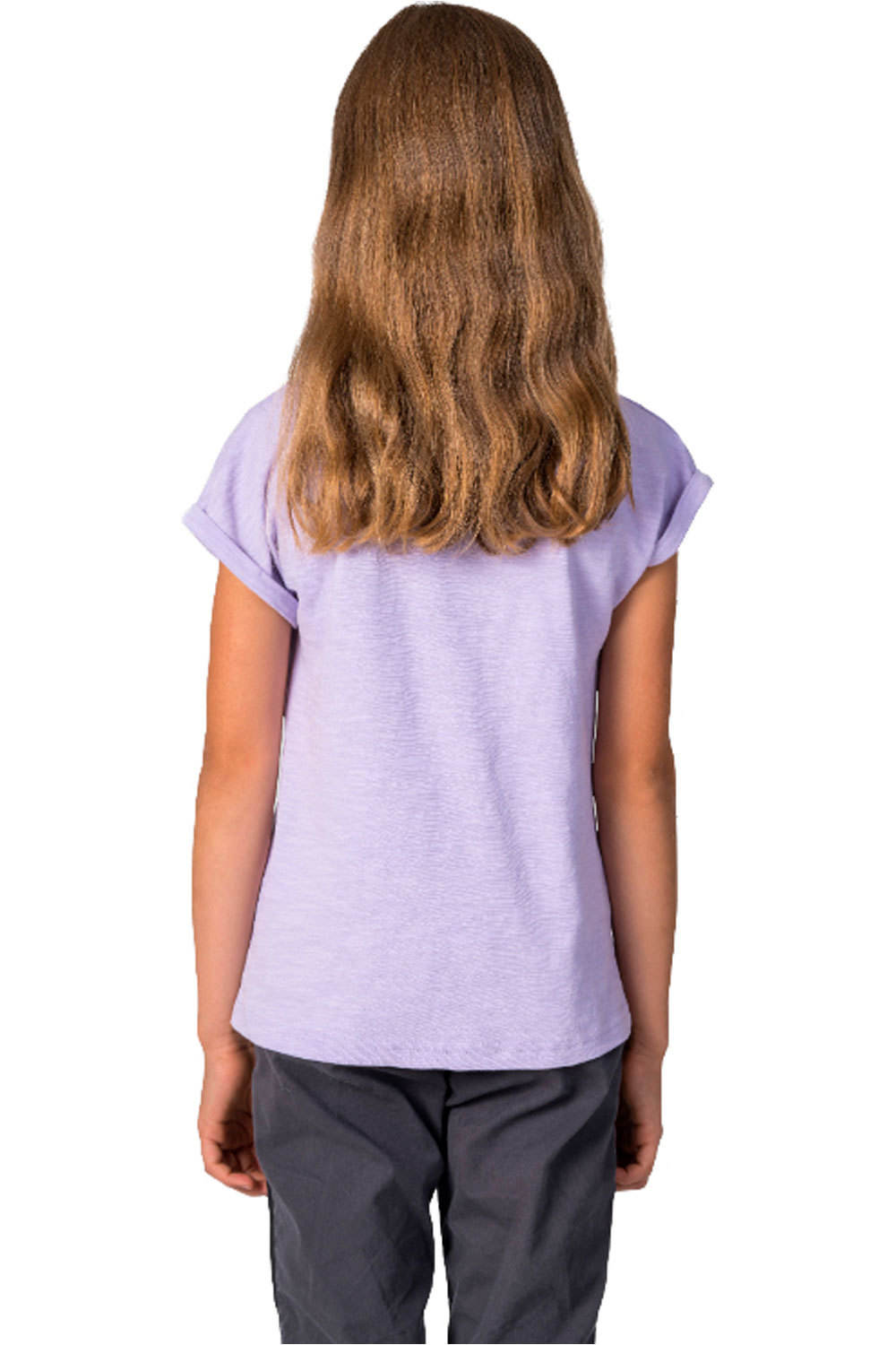 Hannah camiseta montaña manga corta niño KAIA JR vista trasera