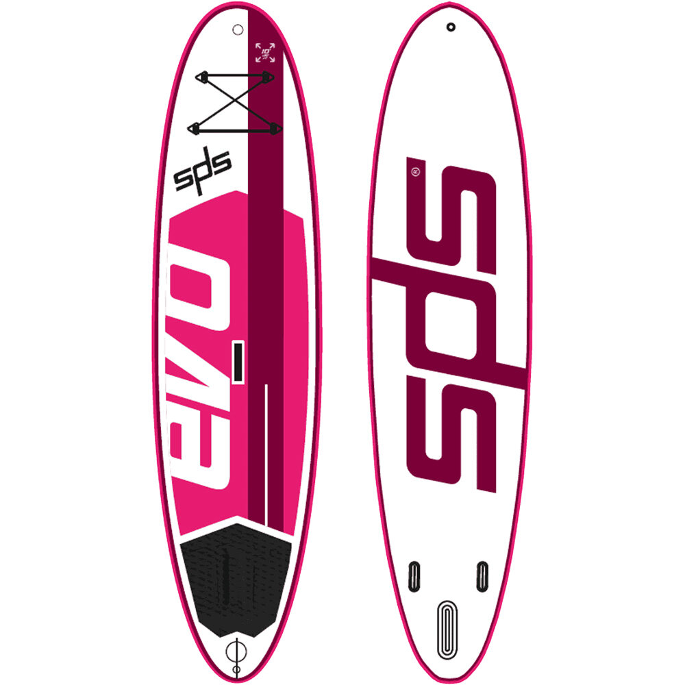 Sps tablas de paddle surf SPS EVO PINK 10' vista frontal