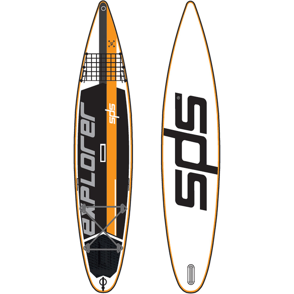 Sps tablas de paddle surf SPS Explorer De la Rosa Design 14' vista frontal