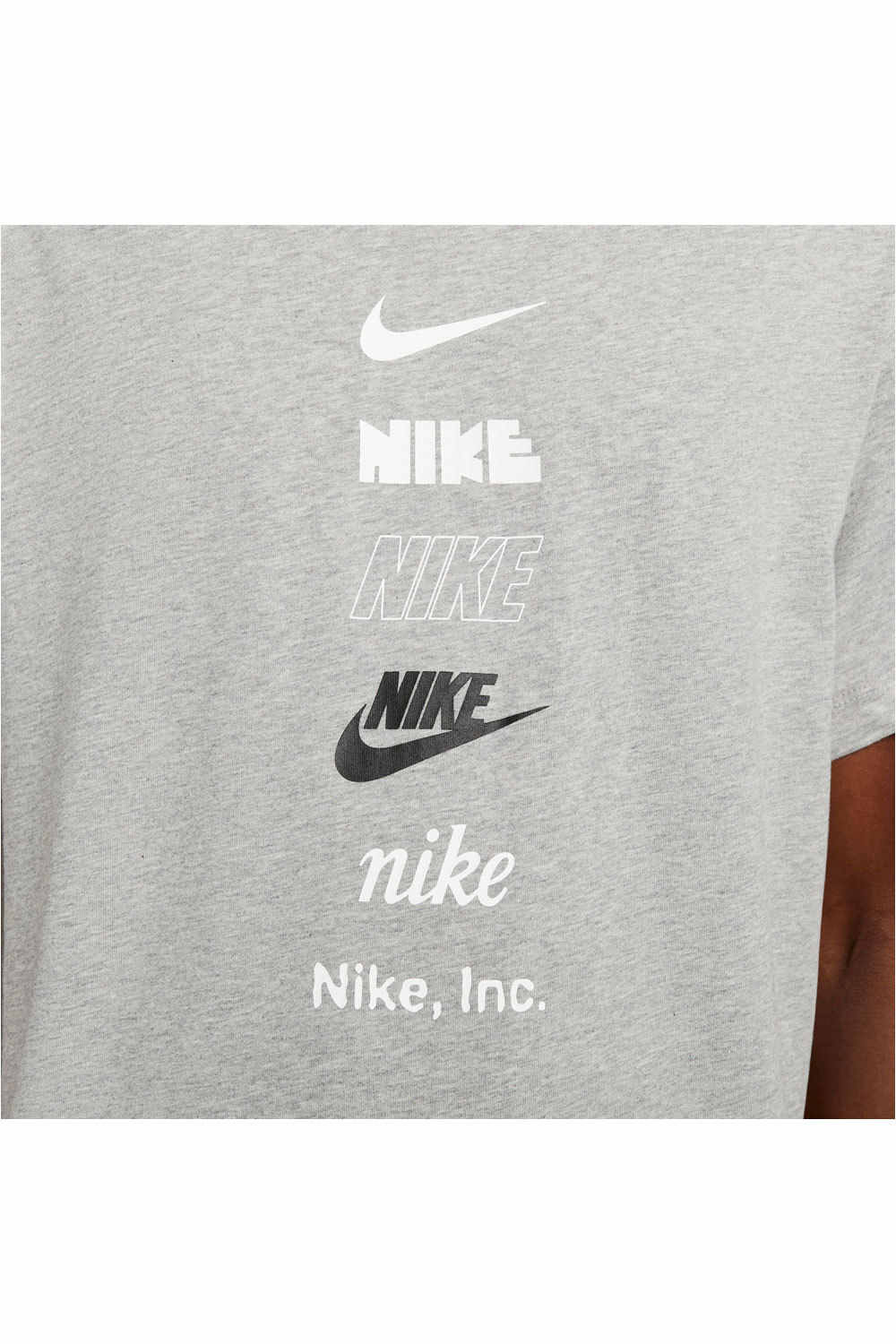 Nike camiseta manga corta hombre M NSW TEE CLUB+ HDY PK4 vista detalle