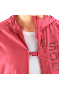 Salomon CHAQUETA TRAIL RUNNING MUJER BONATTI CROSS FZ HOODIE vista detalle