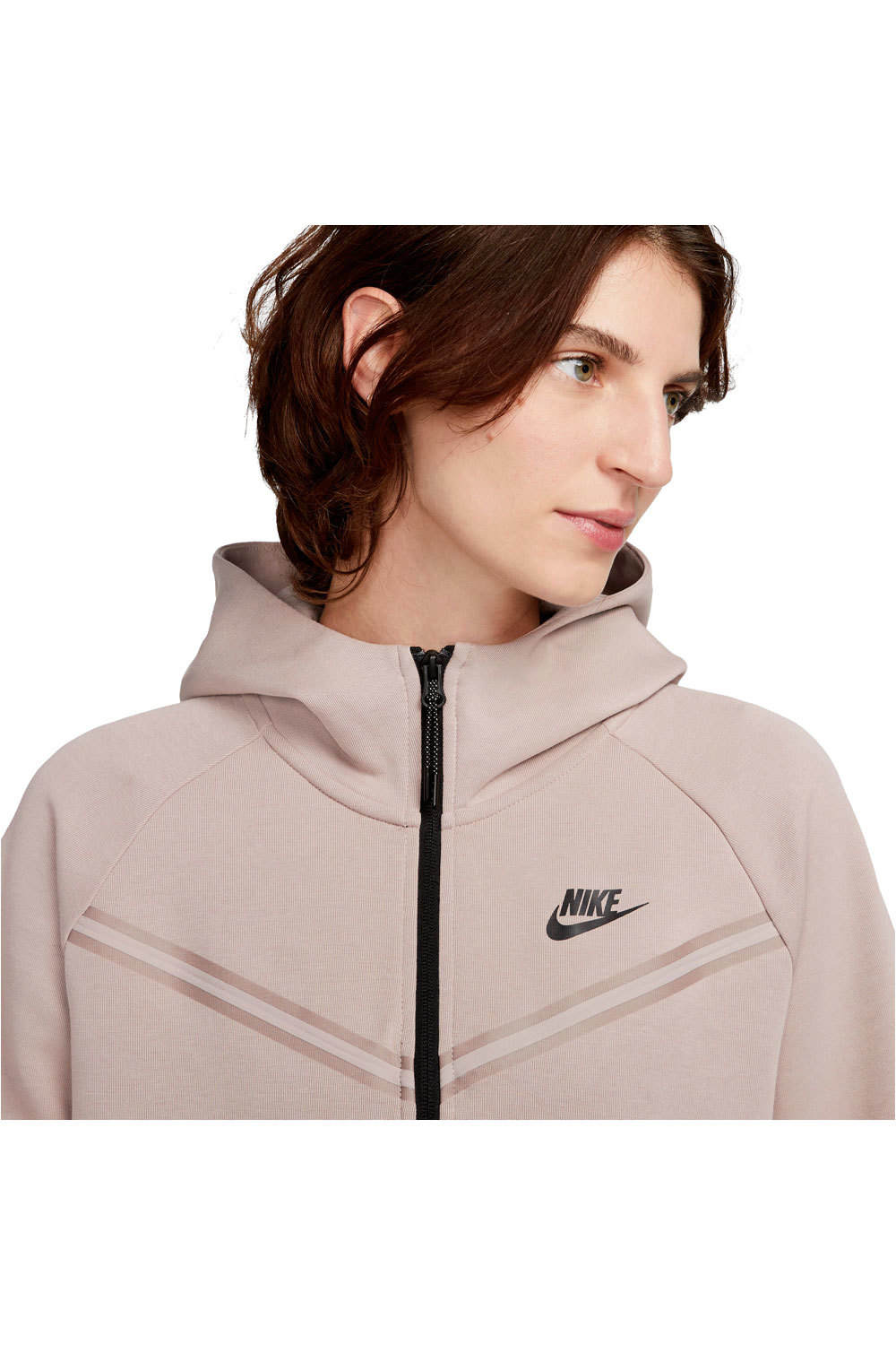 Nike sudadera mujer W NSW TCH FLC WR ESSNTL FZ HDY vista detalle