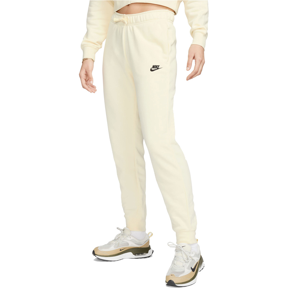 Nike pantalón mujer W NSW CLUB FLC MR PANT STD vista frontal