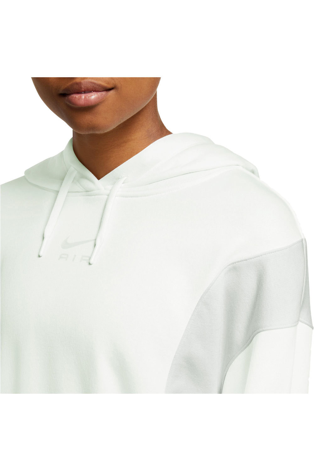 Nike sudadera mujer W NSW AIR OS MOD CROP FLC HD vista detalle