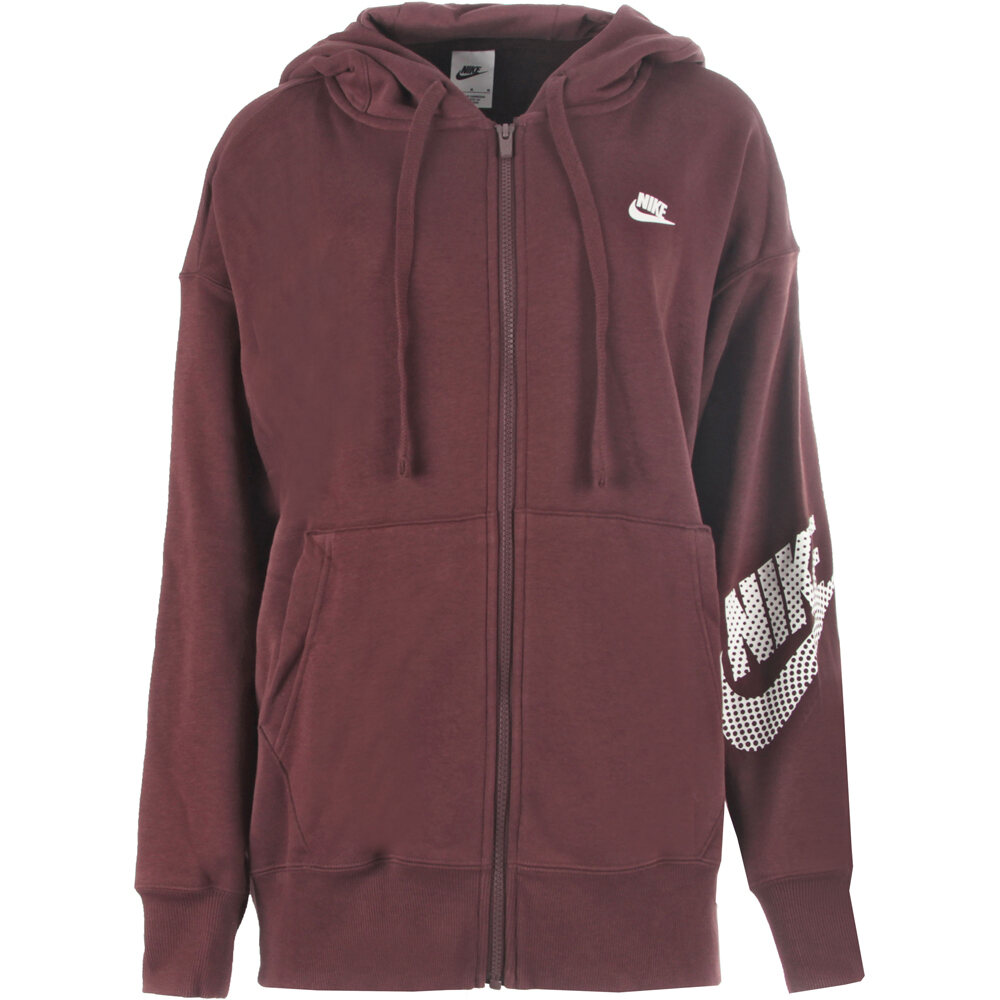 Nike sudadera mujer W NSW PHNX FLC FZ HOODIE DNC vista frontal