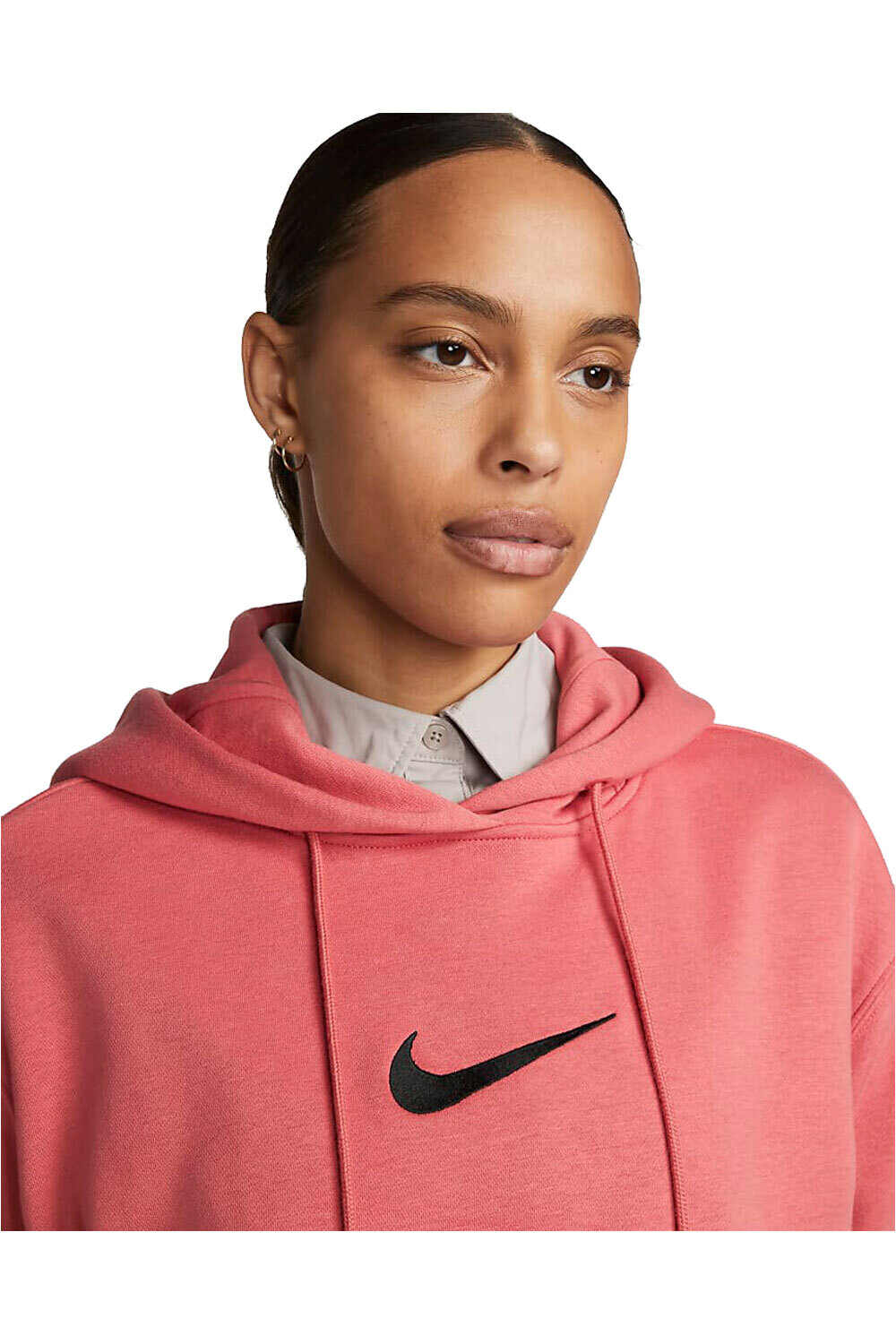 Nike sudadera mujer W NSW PHNX FLC OS PO HDY MS vista detalle