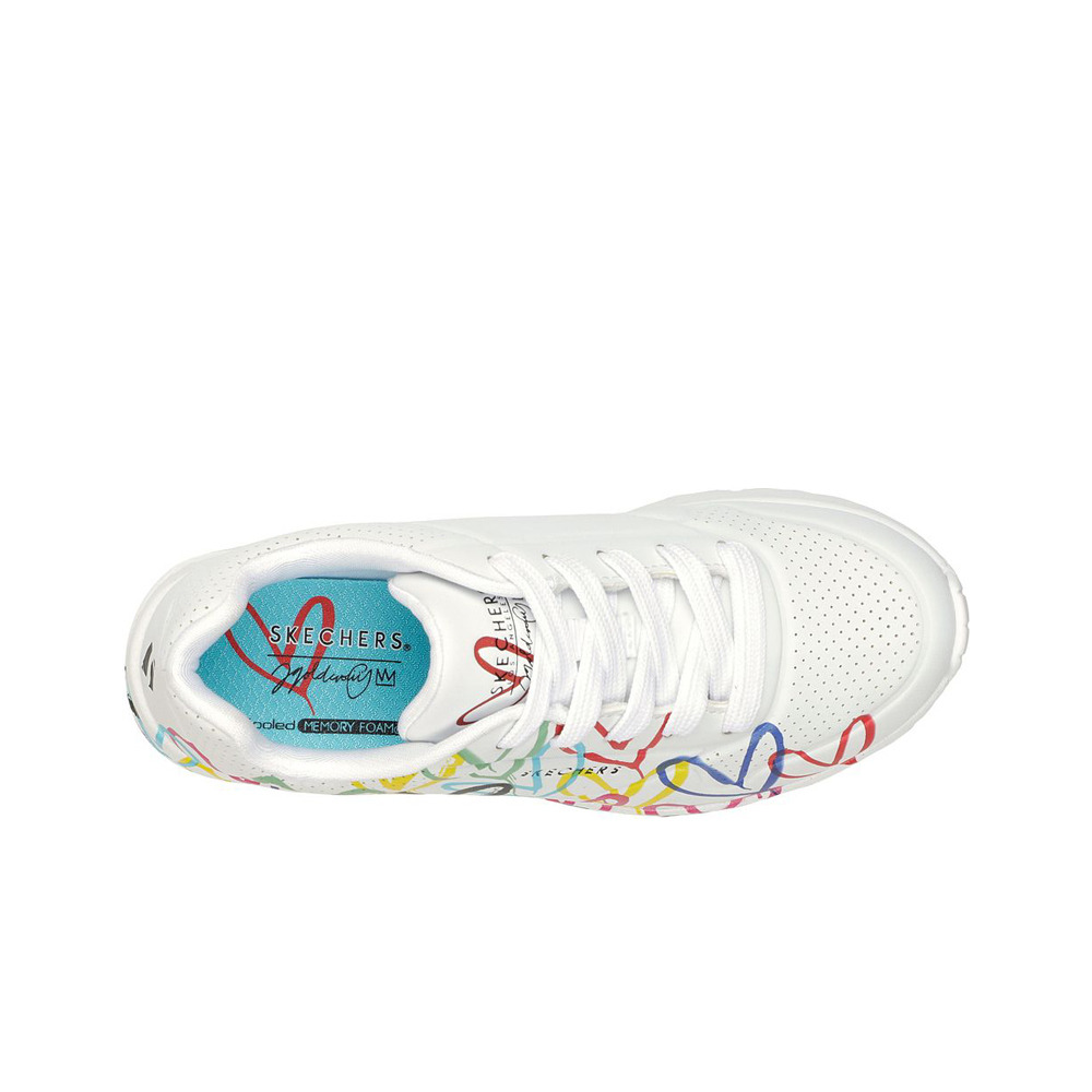 Skechers zapatilla moda niño UNO LITE - SPREAD THE LOVE vista superior