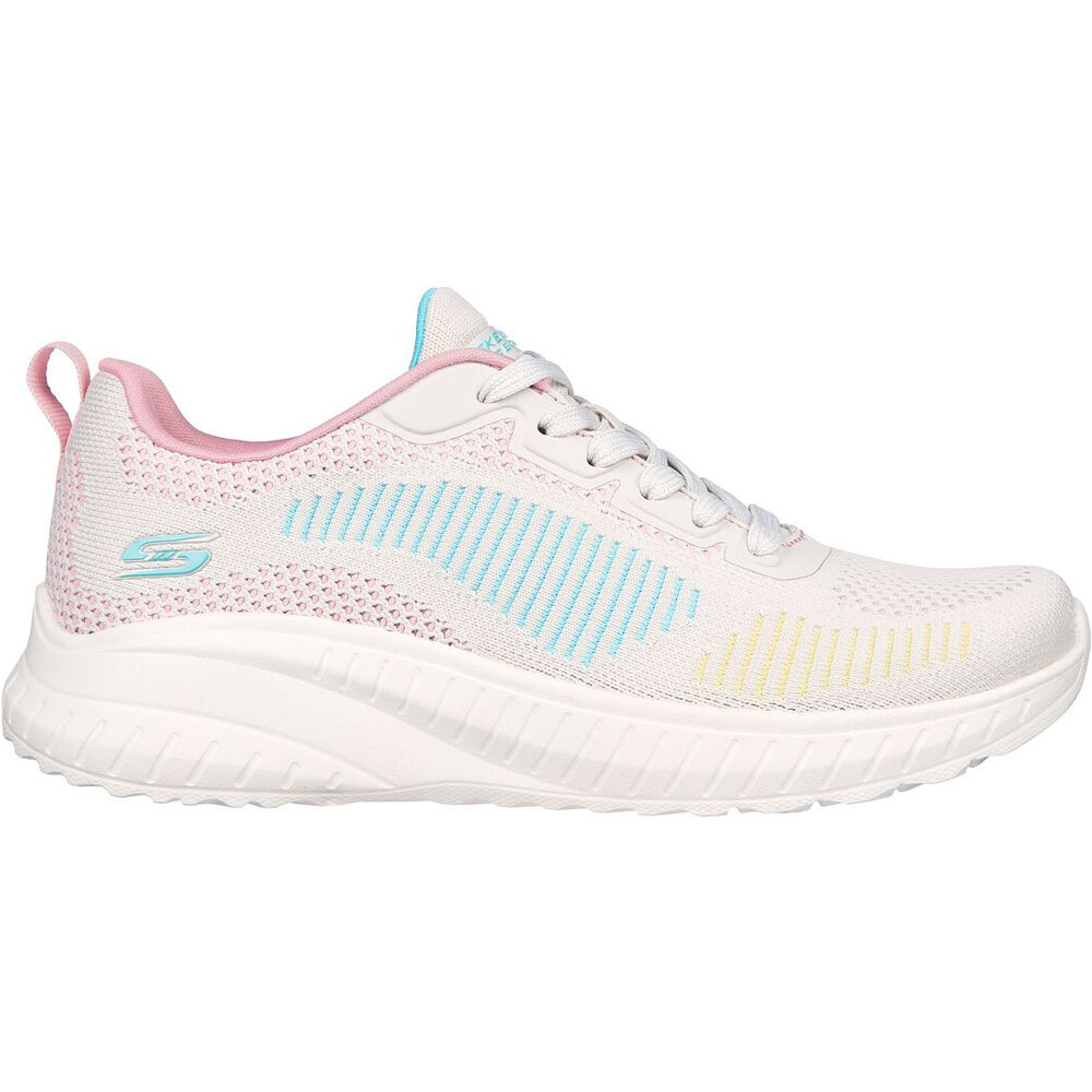 Skechers zapatillas fitness mujer BOBS SQUAD CHAOS BLRS lateral exterior