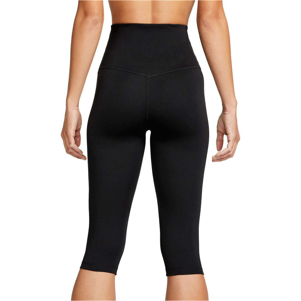 Nike mallas piratas fitness mujer W NK ONE DF HR CPRI TIGHT vista trasera