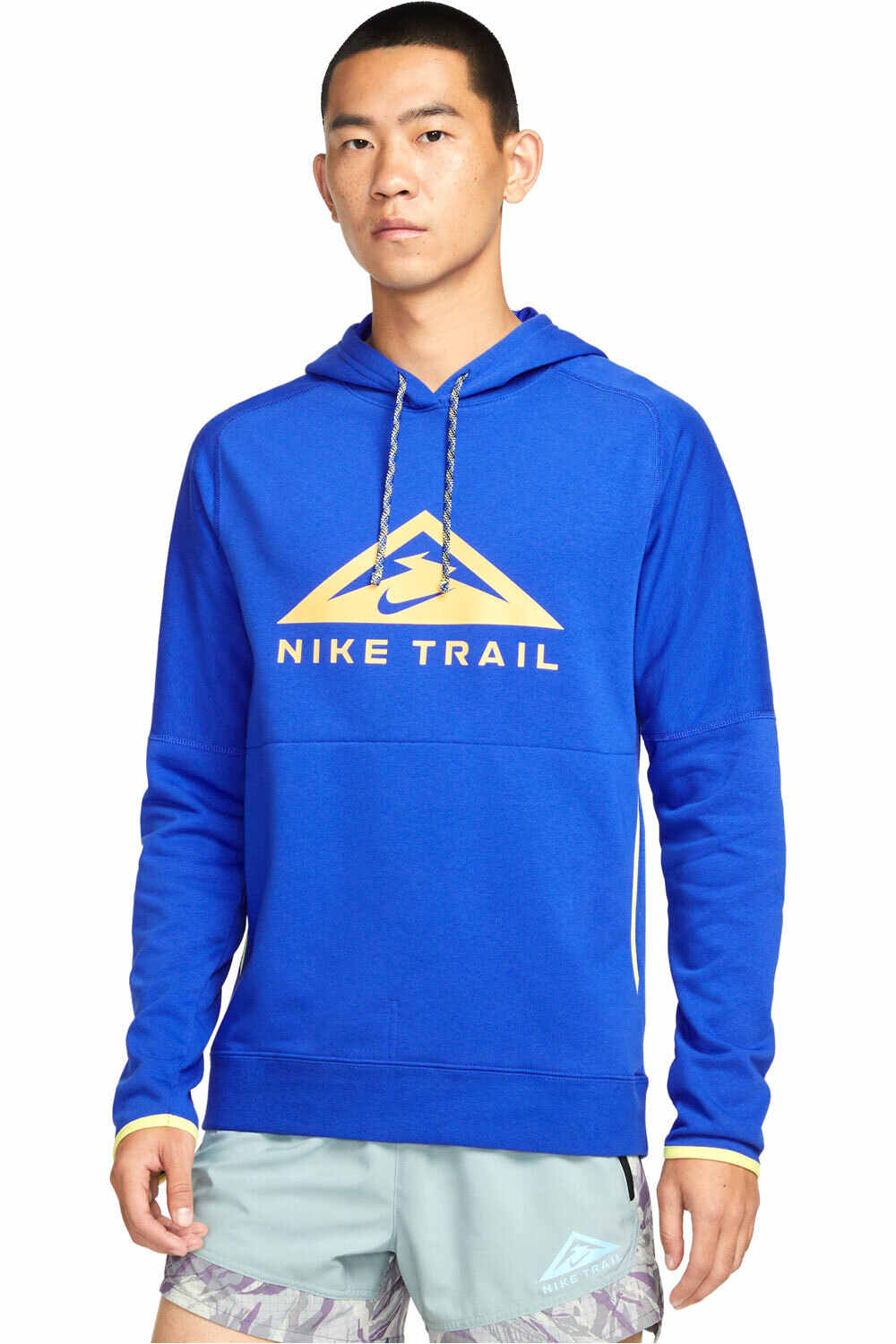 Nike camisetas trail running manga larga hombre M NK DF TRAIL HD PO vista frontal