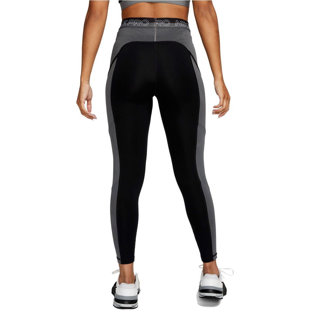 Nike pantalones y mallas largas fitness mujer W NP DF HR 7/8 TIGHT FEMME vista trasera